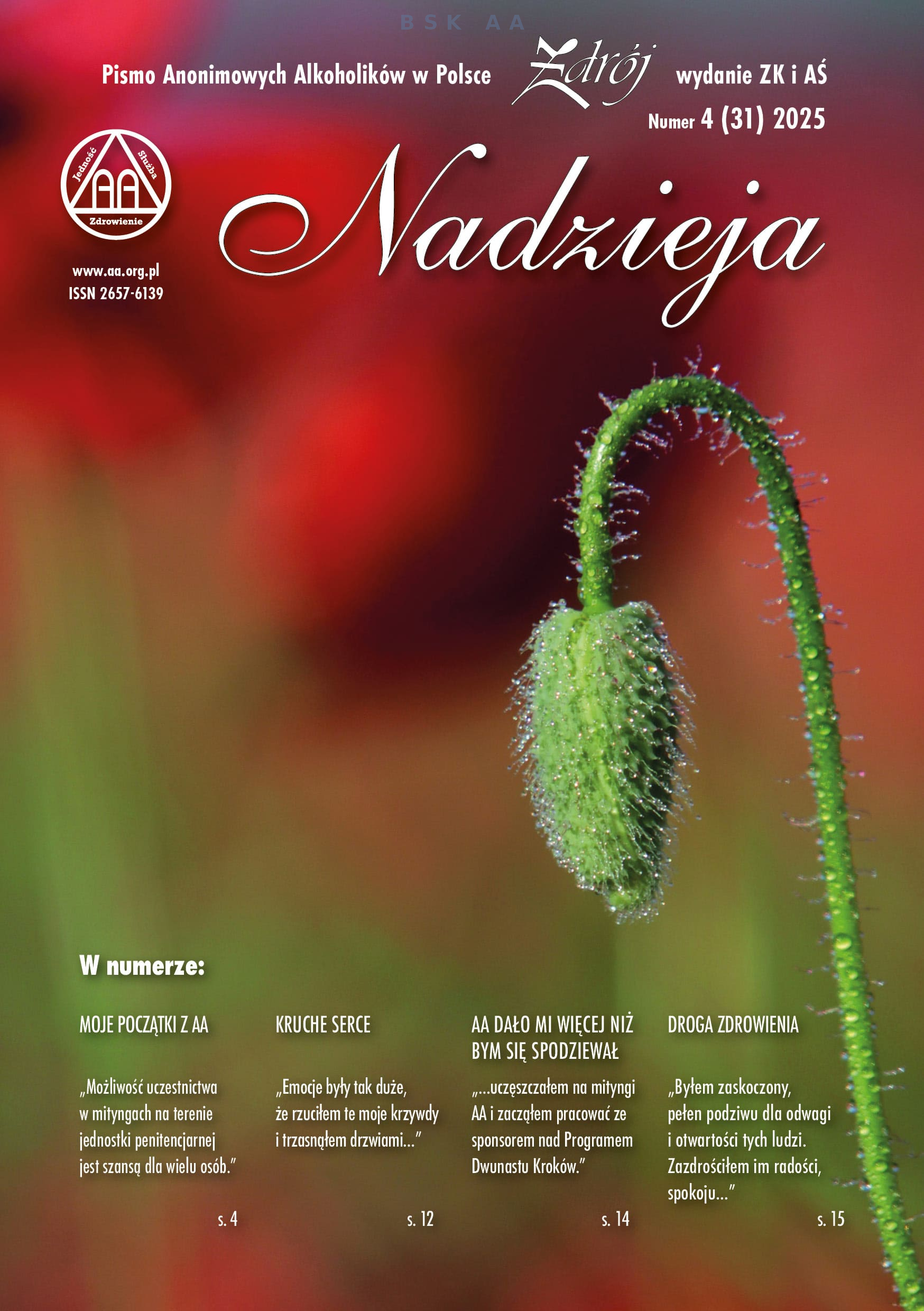 Biuletyn opisujący niesienie posłania do Zakładów Karnych i Aresztów Śledczych